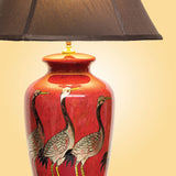 Lamp with Cranes - Porcelain