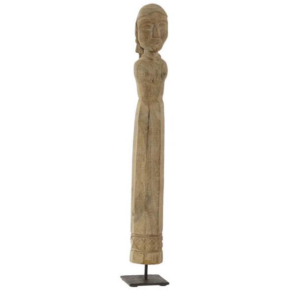 Decorative Wooden Statue - Female