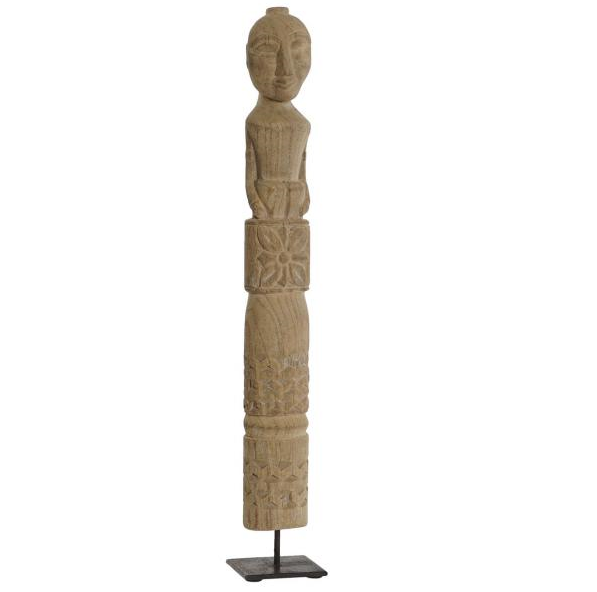 Decorative Wooden Statue - Male