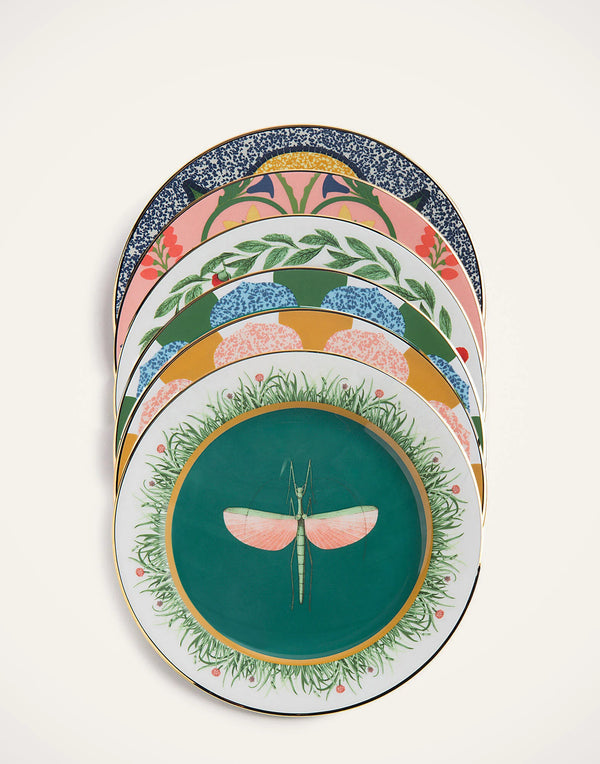 Dessert Plates - Libellula Mix by La DoubleJ (Set of 6)
