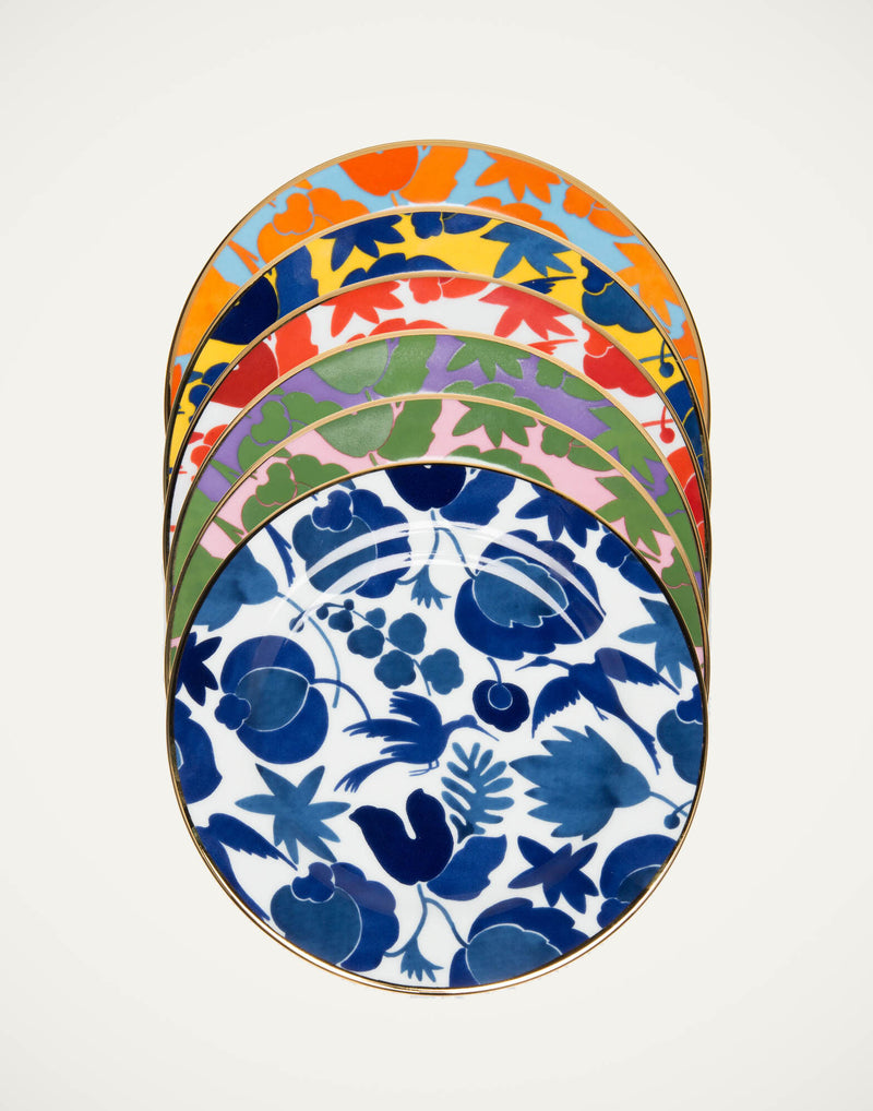 Dessert Plates - Wildbird Mix by La DoubleJ (Set of 6)