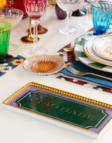 Tray in Porcelain - Ciao Babe by La DoubleJ