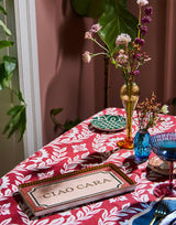 Tray in Porcelain - Ciao Cara by La DoubleJ