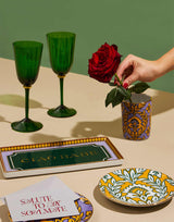 Tray in Porcelain - Ciao Babe by La DoubleJ