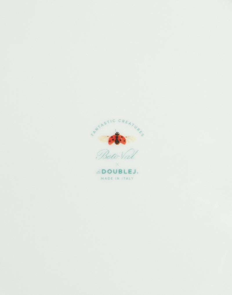 Decorative Plate - Birdbloom Ivory in Porcelain - Fantastic Creatures