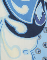 Dress - Cocoon Placée Blue in Cotton Poplin by La Double J