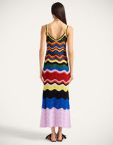 Multicolour Chevron Dress by La DoubleJ