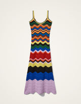 Multicolour Chevron Dress by La DoubleJ