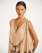 Dress - Plume Placée Ivory in Techno Tulle - La Double J