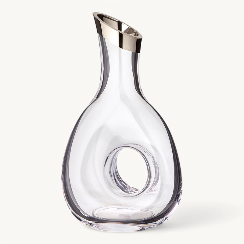 Wine Decanter - Mouth-Blown Crystal Glass