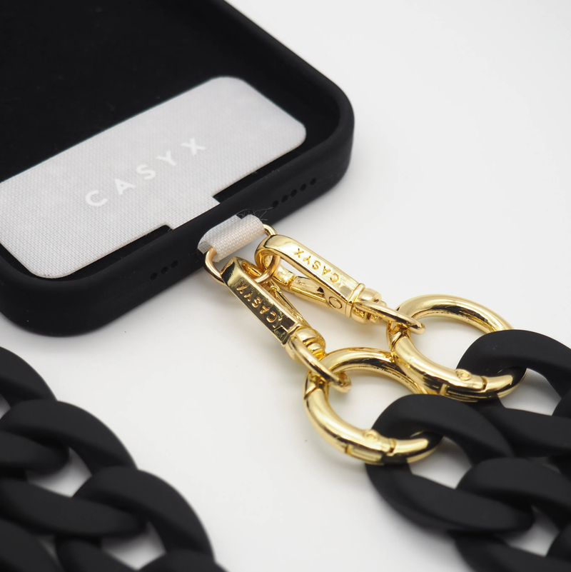 Mobile Phone Chain - Deep Black