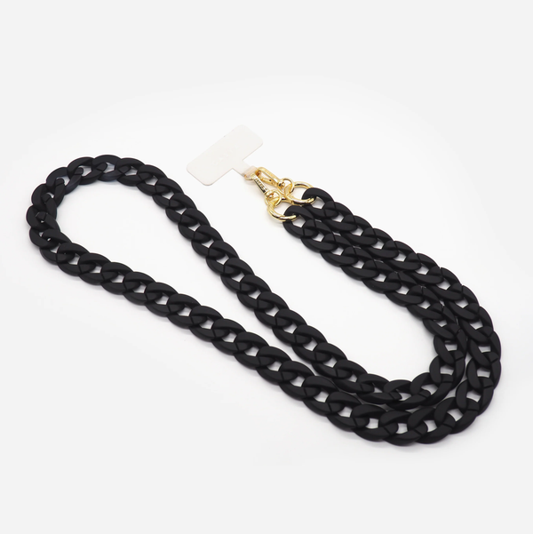 Mobile Phone Chain - Deep Black