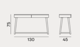 Desk - Indoor Gervasoni Gray Collection