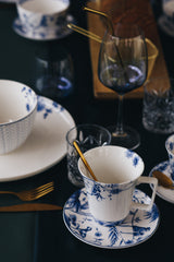 Dessert Plate with Monkeys- Set of 4