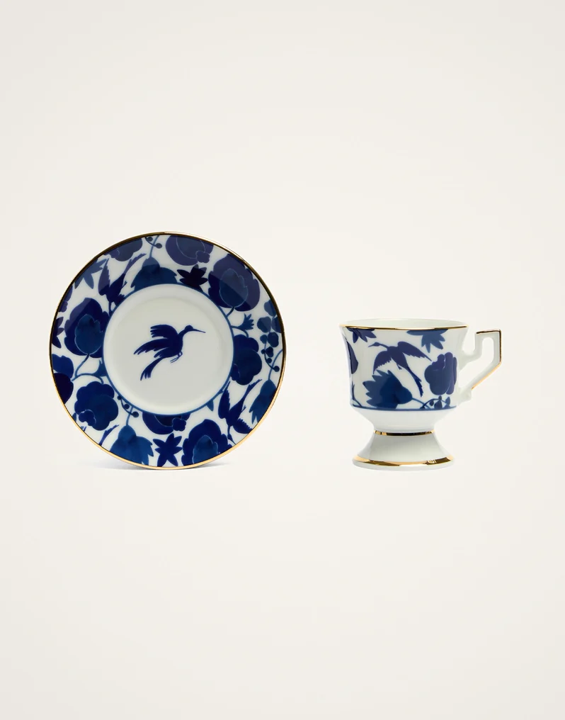 Espresso Cup Wildbird by LaDoubleJ (set of 2)