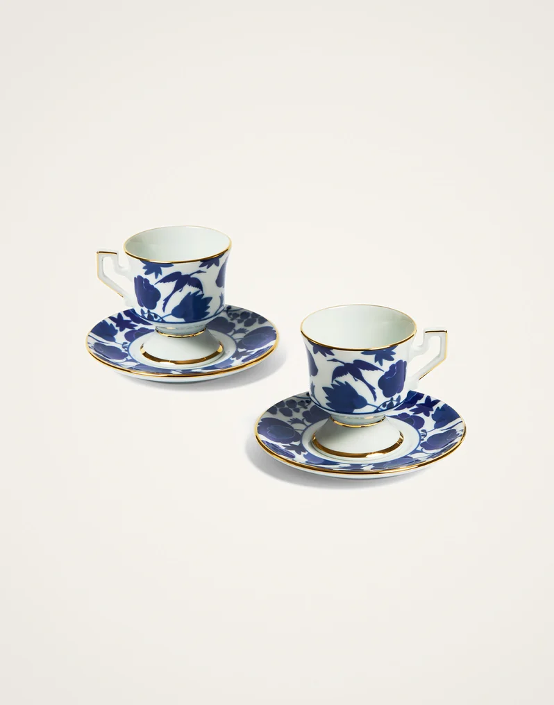 Espresso Cup Wildbird by LaDoubleJ (set of 2)