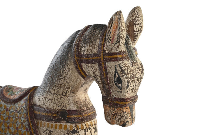Statue of Horse - Wood, polychrome