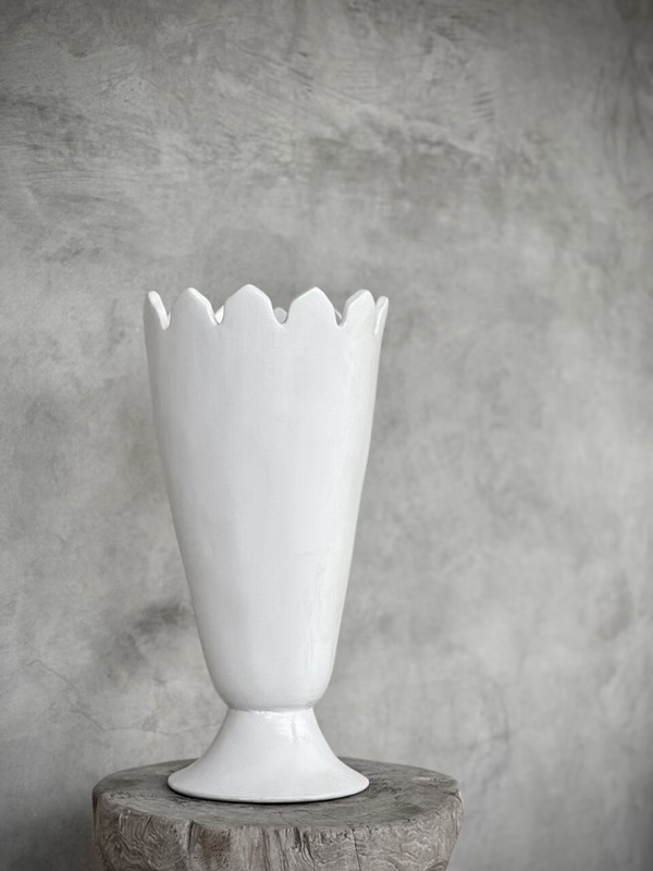 Vase - White L