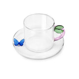 Tea cup with leaf - Fruits and Flower Collection