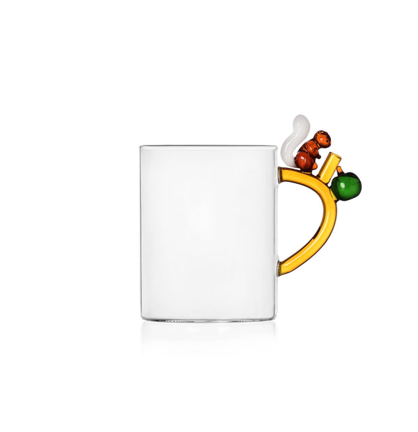 Fruits and Flowers Collection; Mug with Squirrel