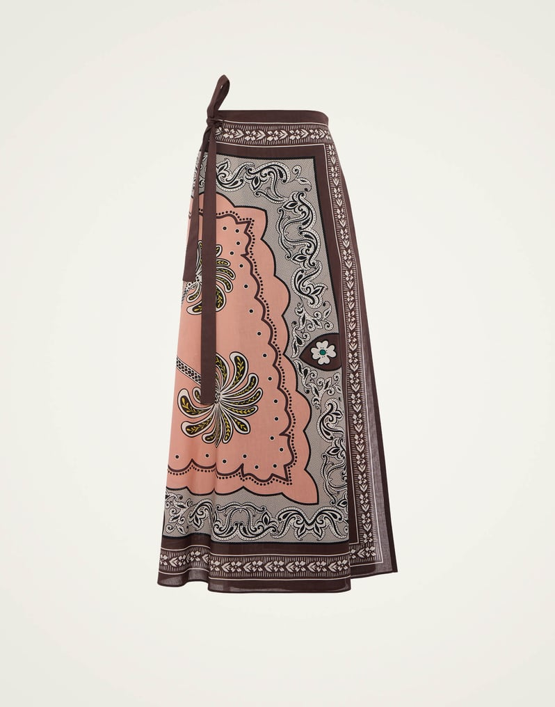 Mirage Flipper Skirt Pink in Cotton Muslin by La DoubleJ