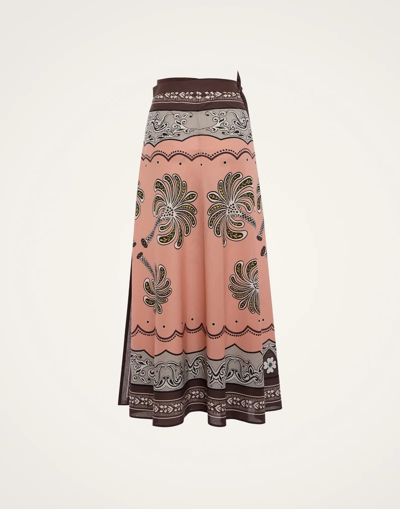 Mirage Flipper Skirt Pink in Cotton Muslin by La DoubleJ