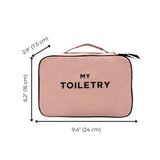 Folding/Hanging Toiletry Case, Pink/Blush