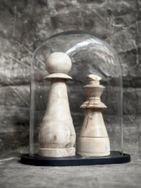 Glass dome on a Black Base