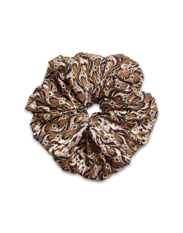 Giga Scrunchie Jive Pink in Lurex Fil Coupé