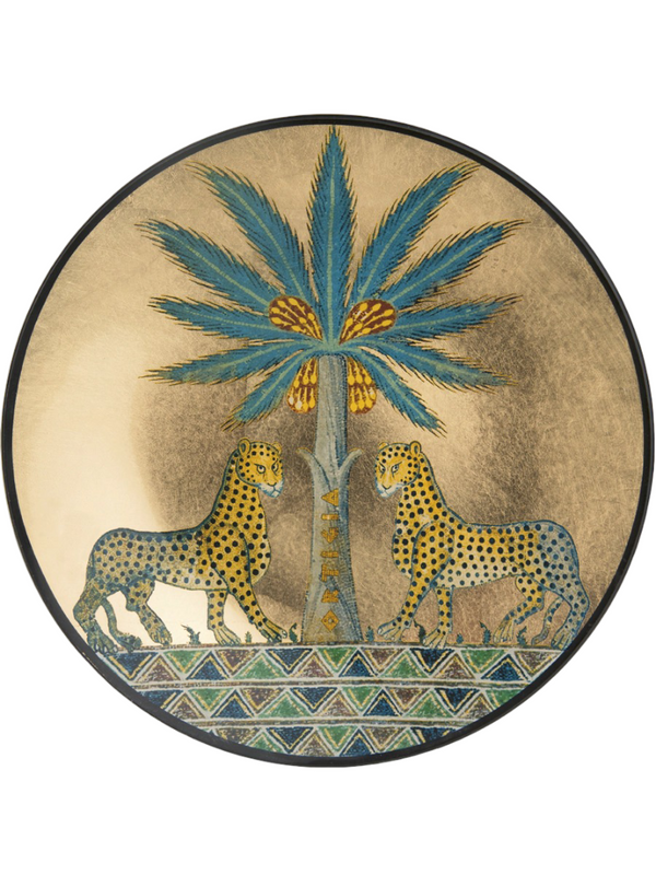Glass Plate - Gold