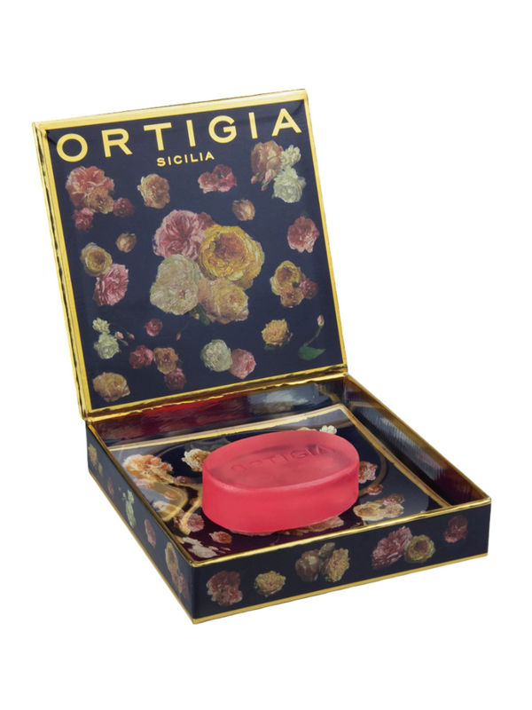 Glass Plate & Soap - Rose Antiche