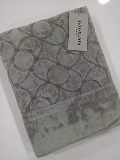 Bath Towel, Grey - Trussardi Casa