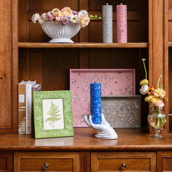 Chinoiserie Laquer Tray in Pink