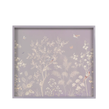 Chinoiserie Laquer Tray in Grey
