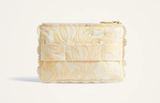 Hand pochette in Iris Jacquard by LaDoubleJ