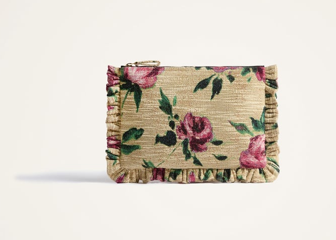 Hand pochette Roses by LaDoubleJ