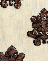 Pochette Herald Paillettes White by La DoubleJ