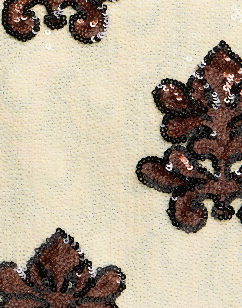 Pochette Herald Paillettes White by La DoubleJ