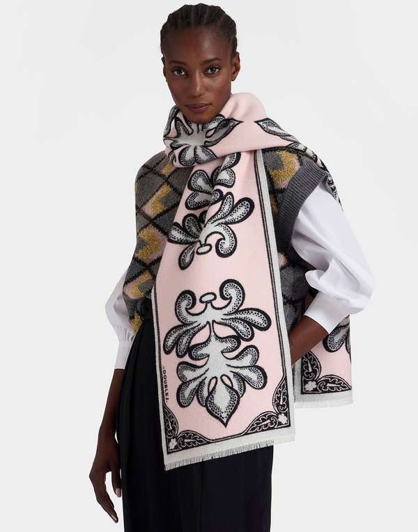 Herald Scarf Light Pink by La DoubleJ