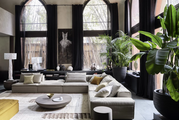 High/Modular Sofa - Indoor Gervasoni Samet Collection