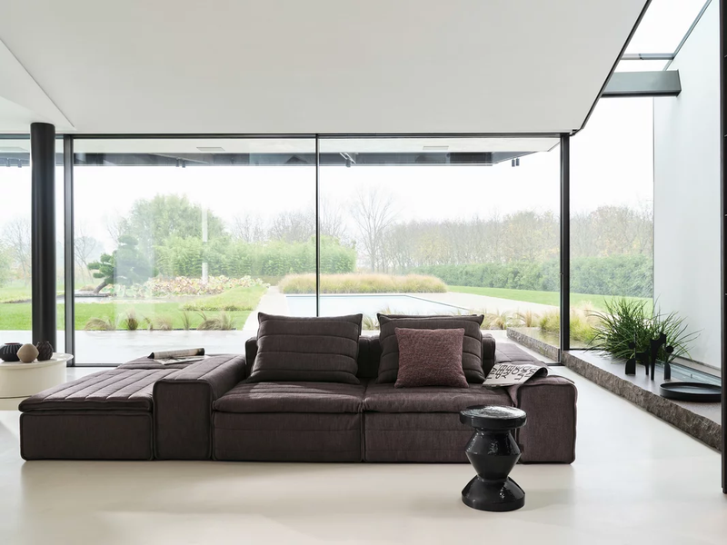 High/Modular Sofa - Indoor Gervasoni Samet Collection