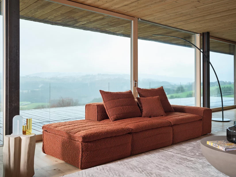 High/Modular Sofa - Indoor Gervasoni Samet Collection