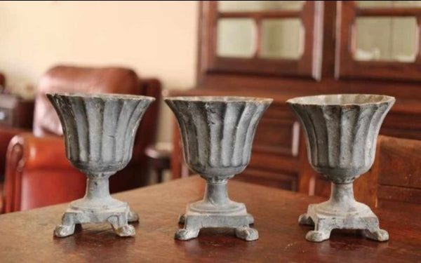 Vintage Collection; Vases/Pots Ornate French Versailles in Cast Iron