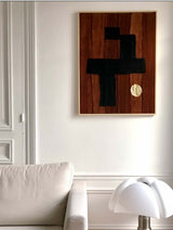 Painting - Bogolan Textile & Gold Leaf Canvas