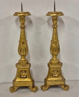 Wooden candelabra