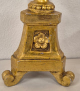 Wooden candelabra
