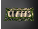 Basket - Handmade in Iraca Palm, Natural & Green