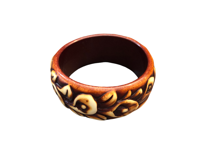 Bracelet - Vintage with Calla Lily