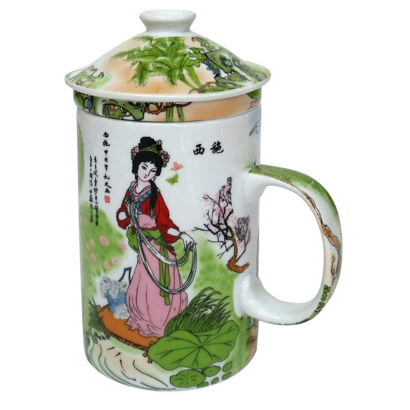 Tea Infuser Mug in Porcelain