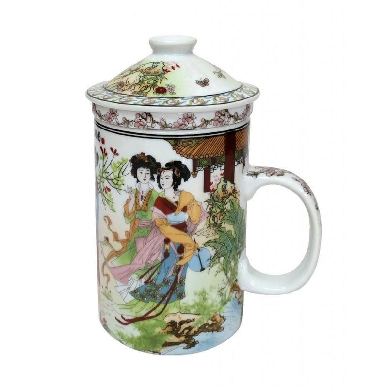Tea Infuser Mug in Porcelain